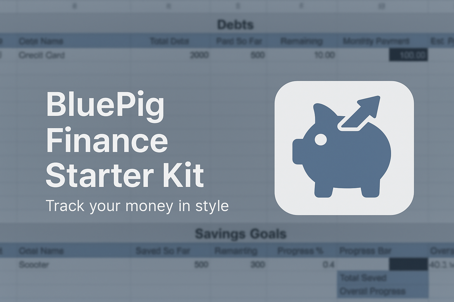 BluePig Finance Starter Kit