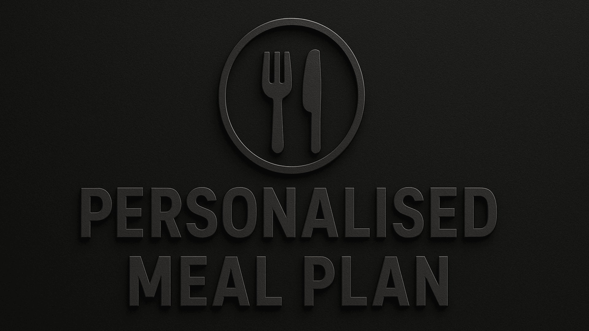 Personalised Meal Plan 🍴🥗