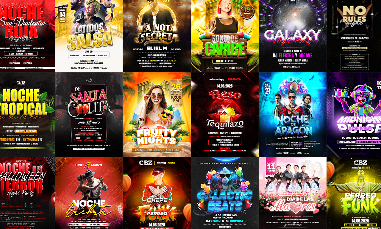 Flyers Editables PSD