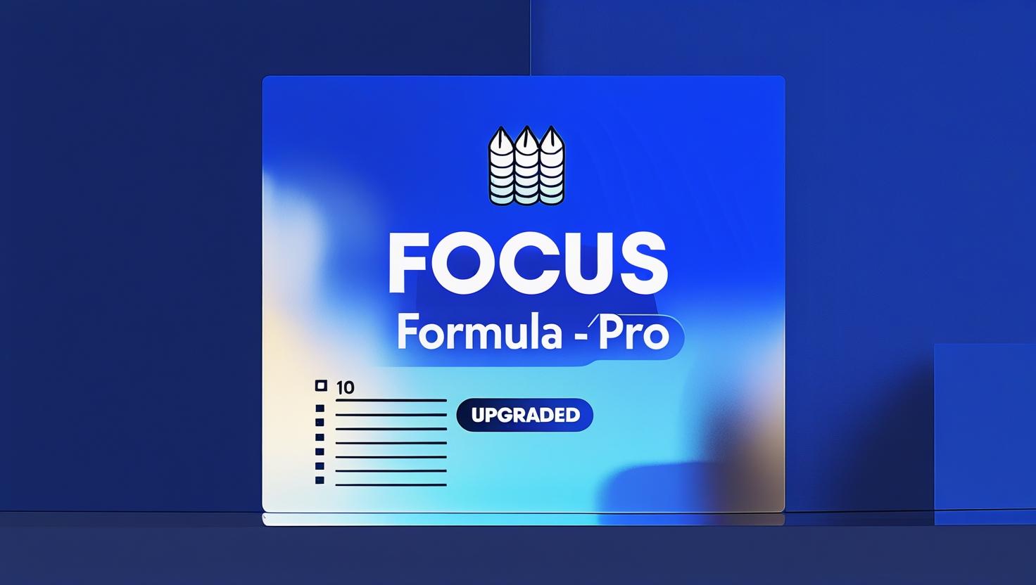 Focus Formula - Pro