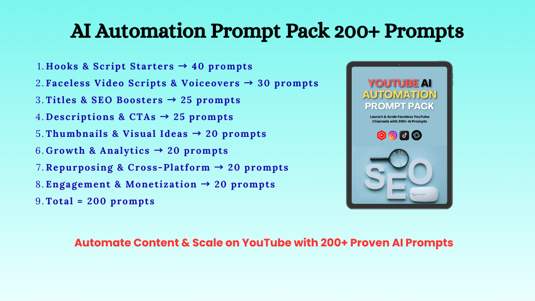 YouTube AI Automation Prompt