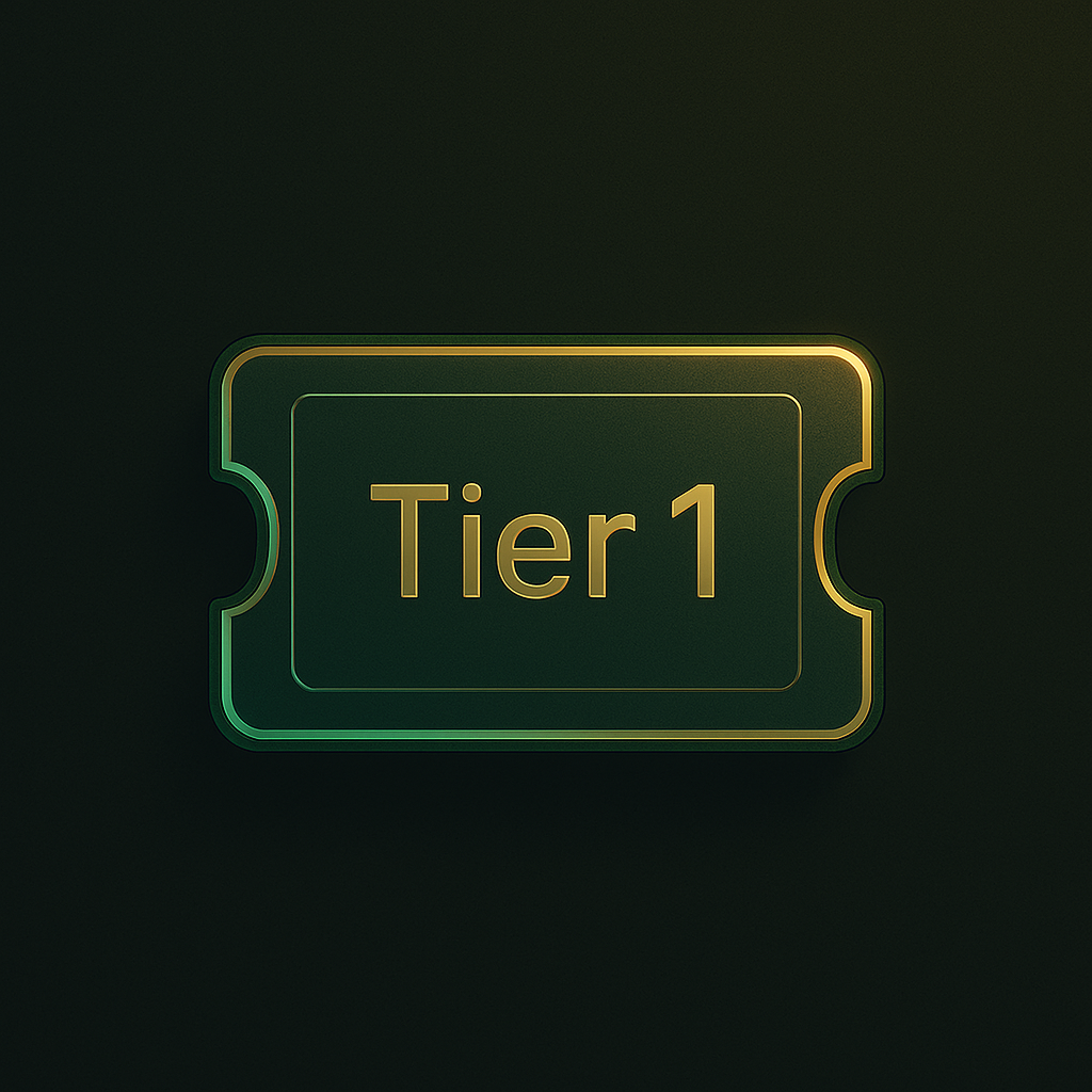🔑 Tier 1 – $29