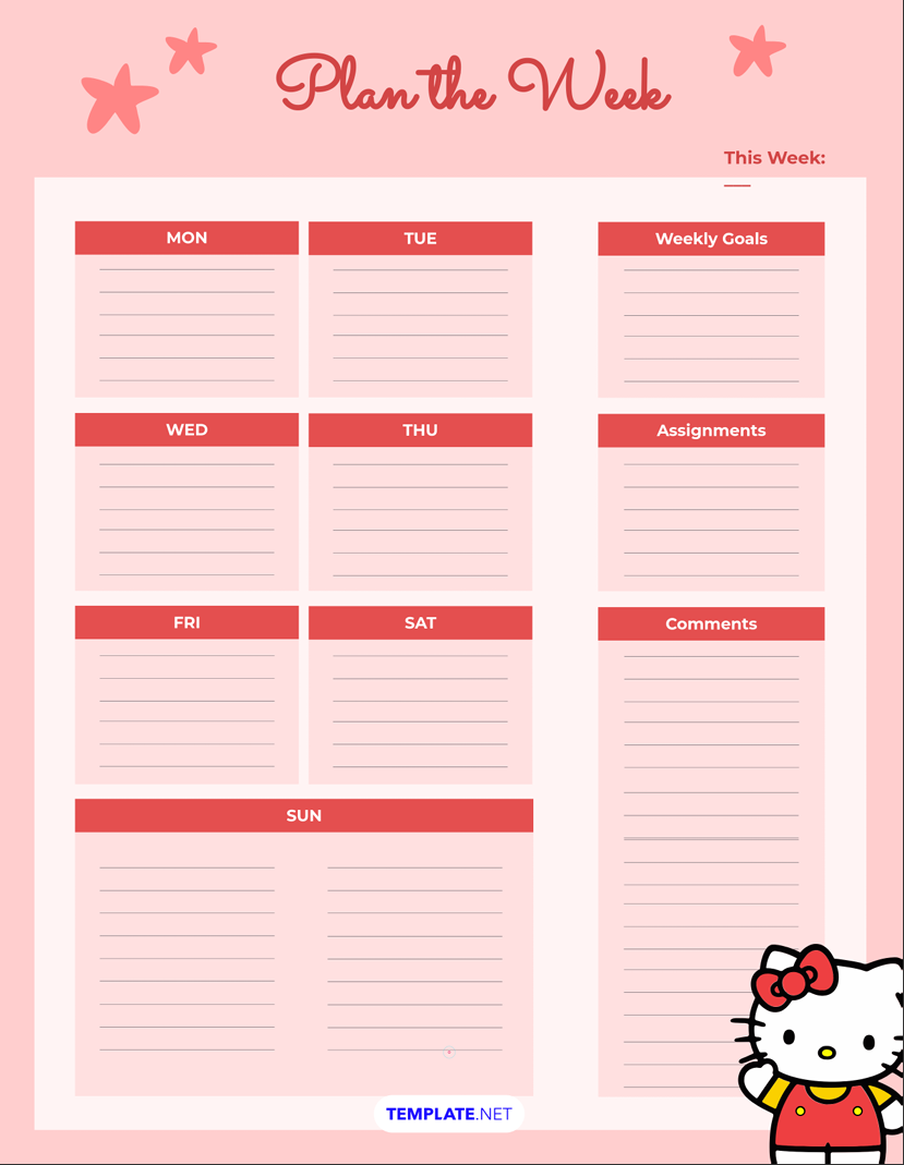 Weekly Game Plan