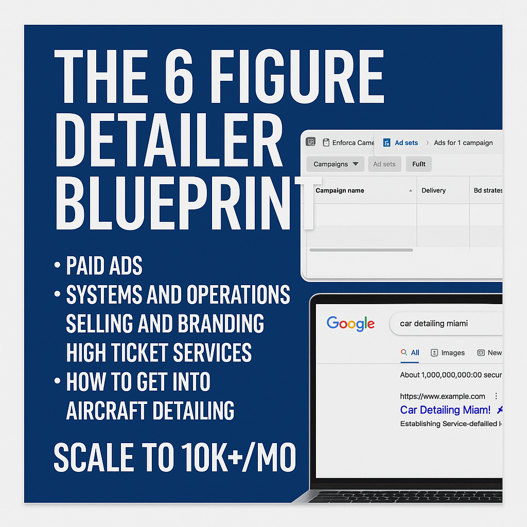 6 Figure Detailer Blueprint