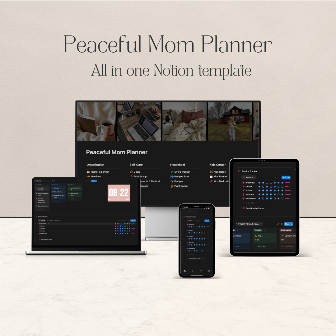 Peaceful Mom Planner