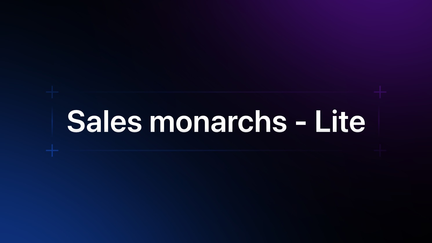 Free Trail - Sales Monarchs Li
