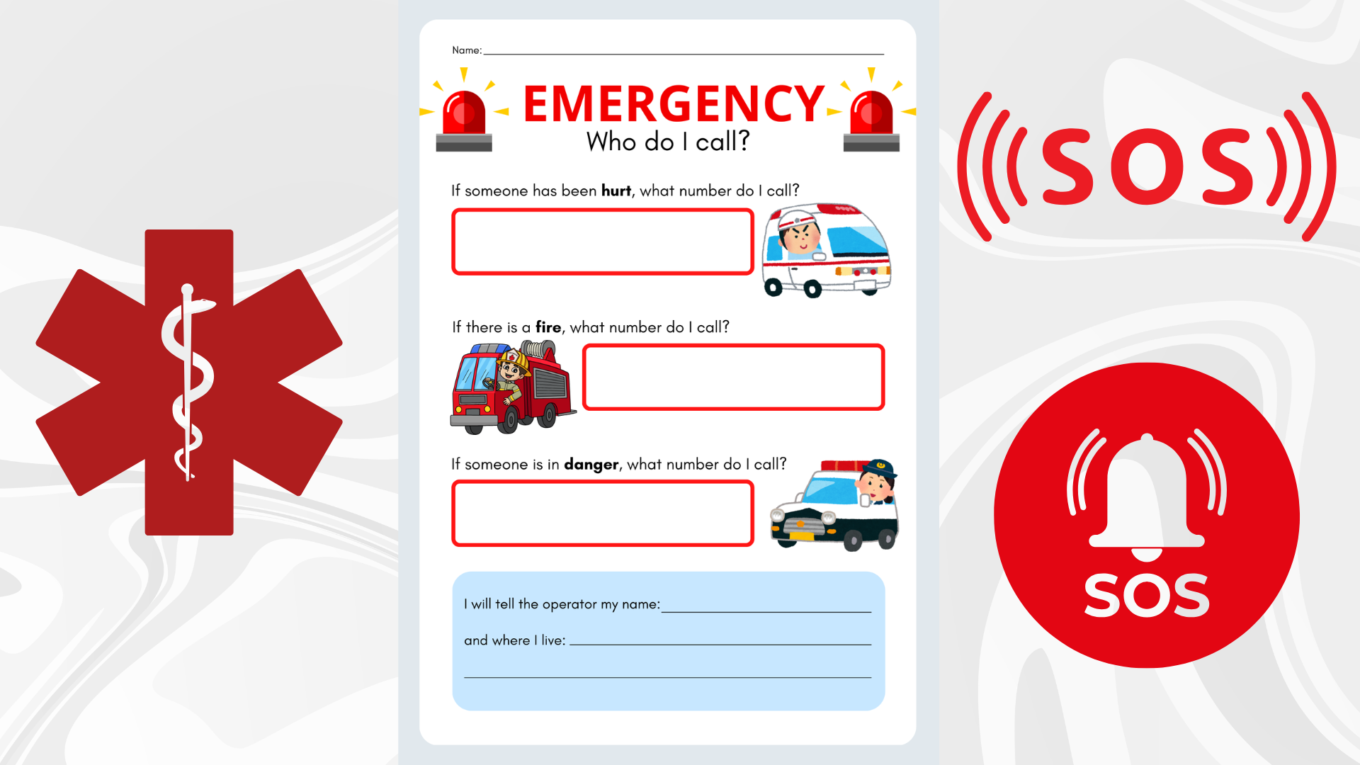 Emergency contact for children