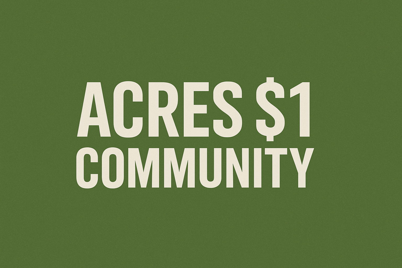 A.C.R.E.S Community
