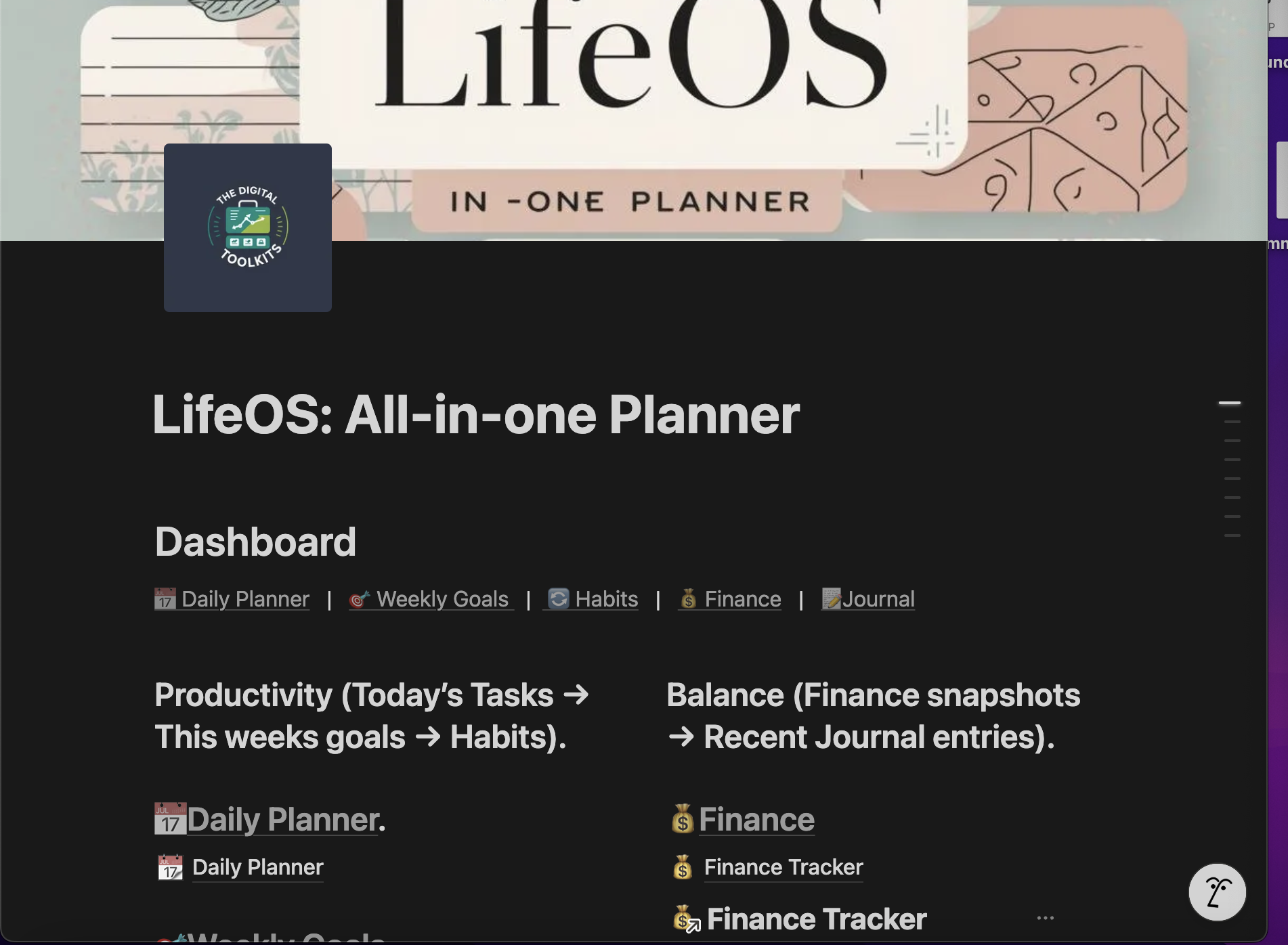 #1 Notion Life Planner