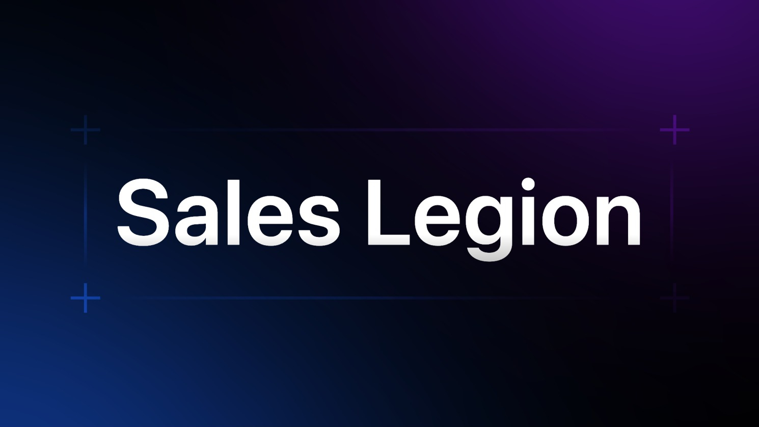 Sales Legion Playbook