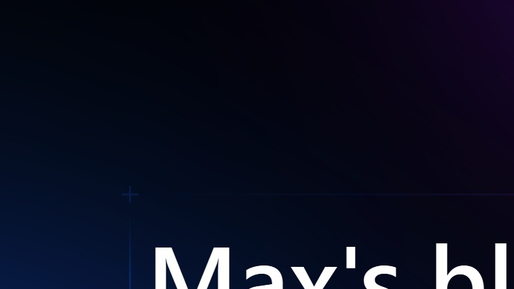 Max's blessings
