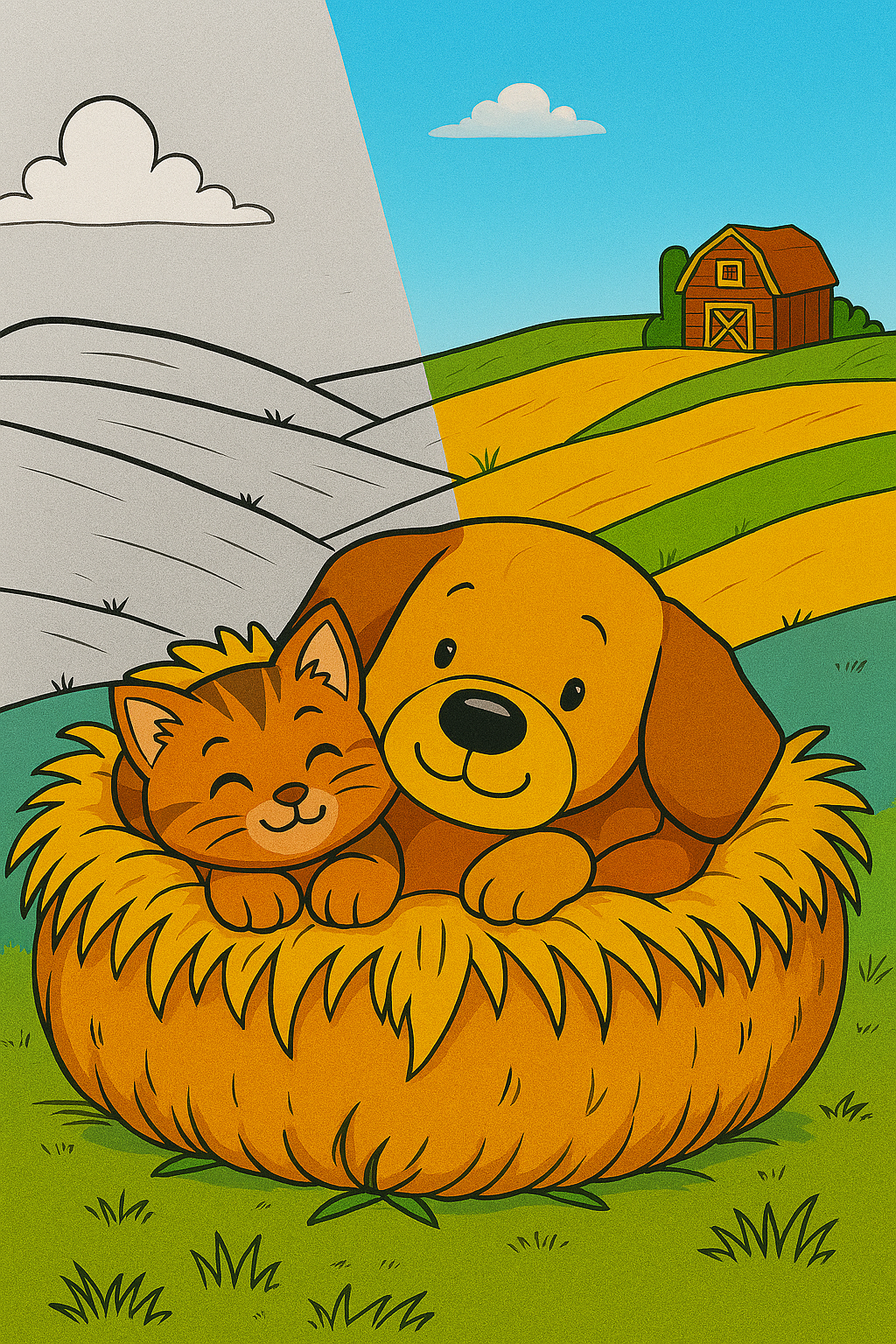 20 farm coloring pages