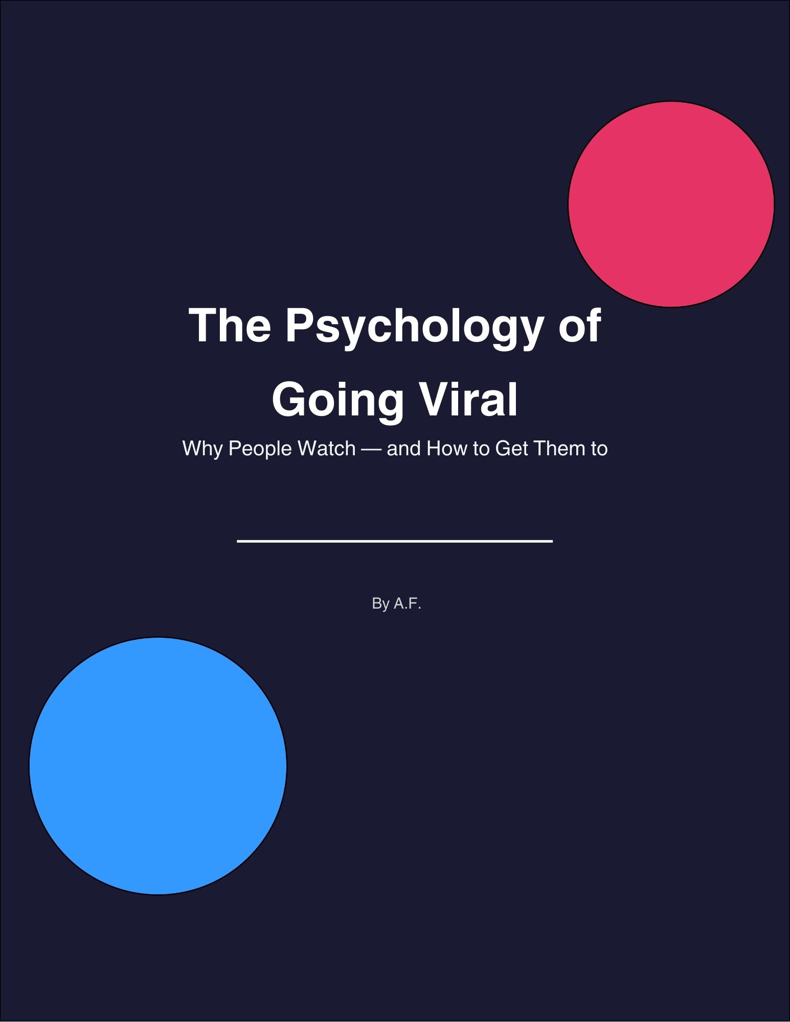 The Psychology of Going Viral