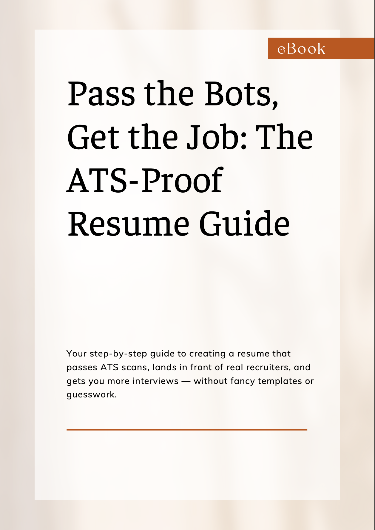 Pass the Bots, Get the Job