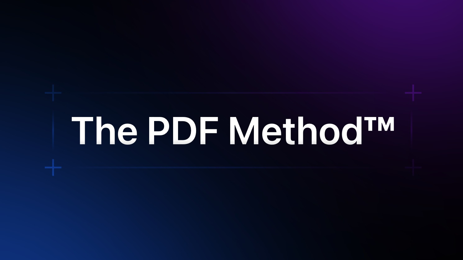The PDF Method™