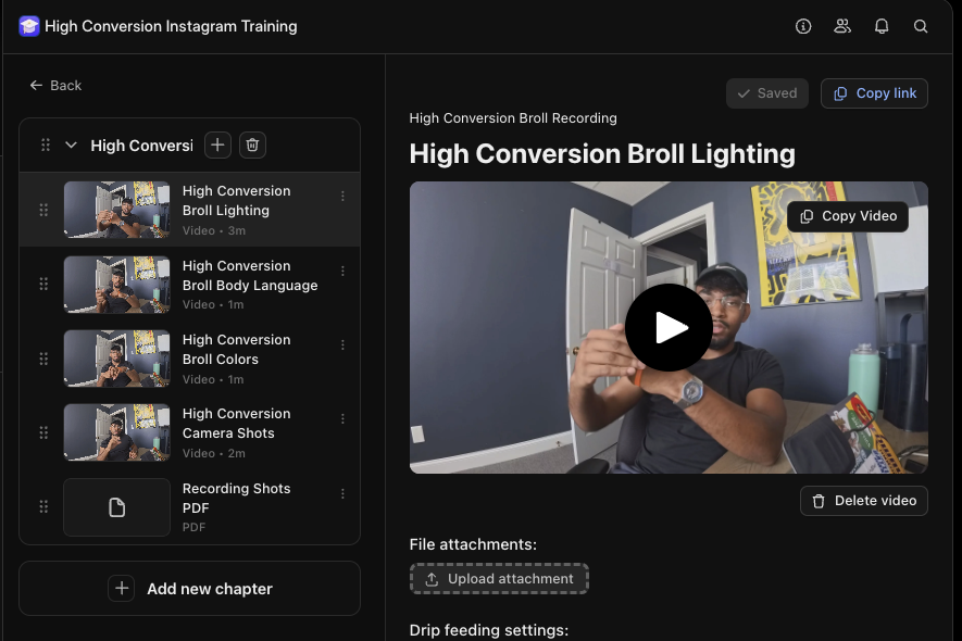 Cinematic Broll, for Instagram