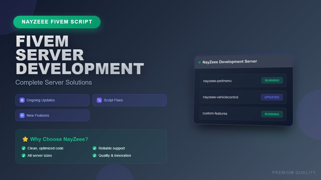 FiveM Server Development