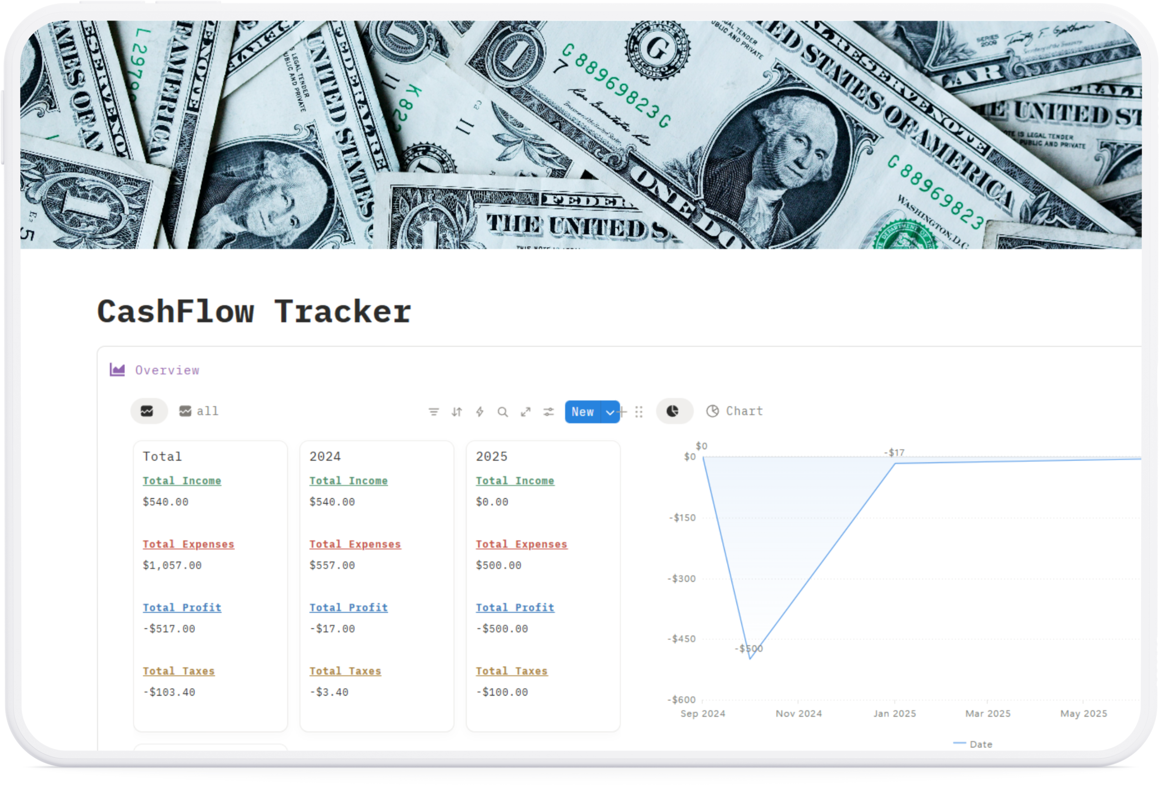 CashFlow Tracker