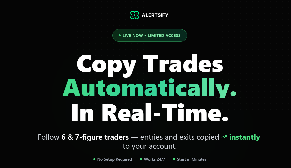 Alertsify Pro Copy Trading