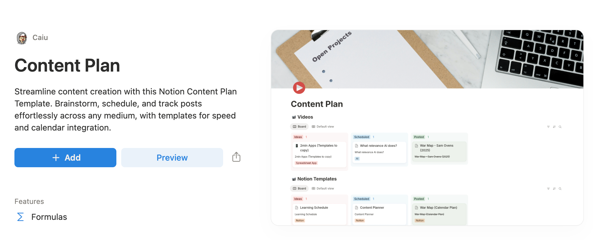 Content Plan