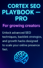 Cortex SEO Playbook – Pro