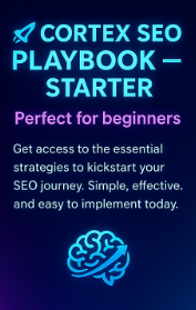 Cortex SEO Playbook – Starter