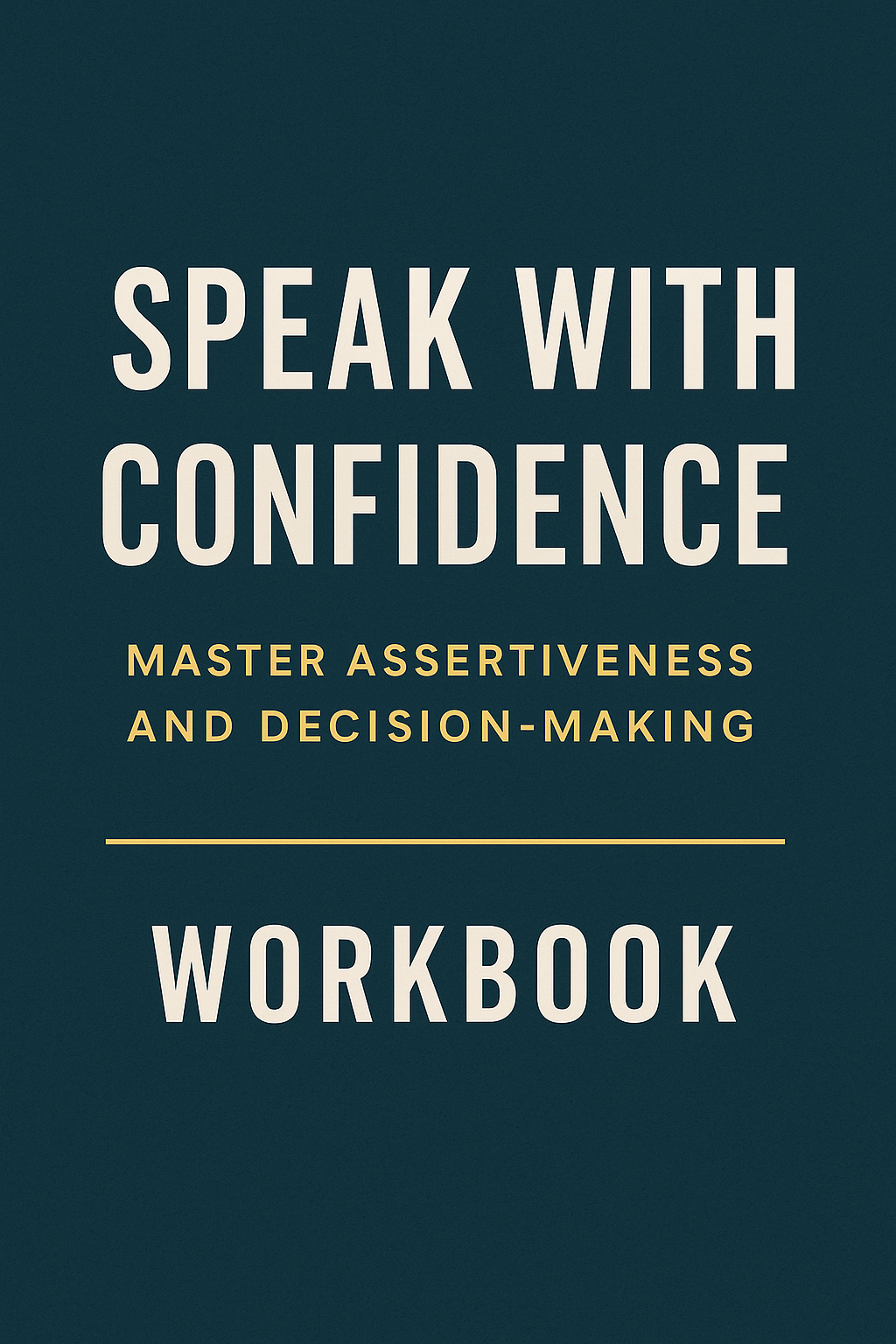 Speak With Confidence