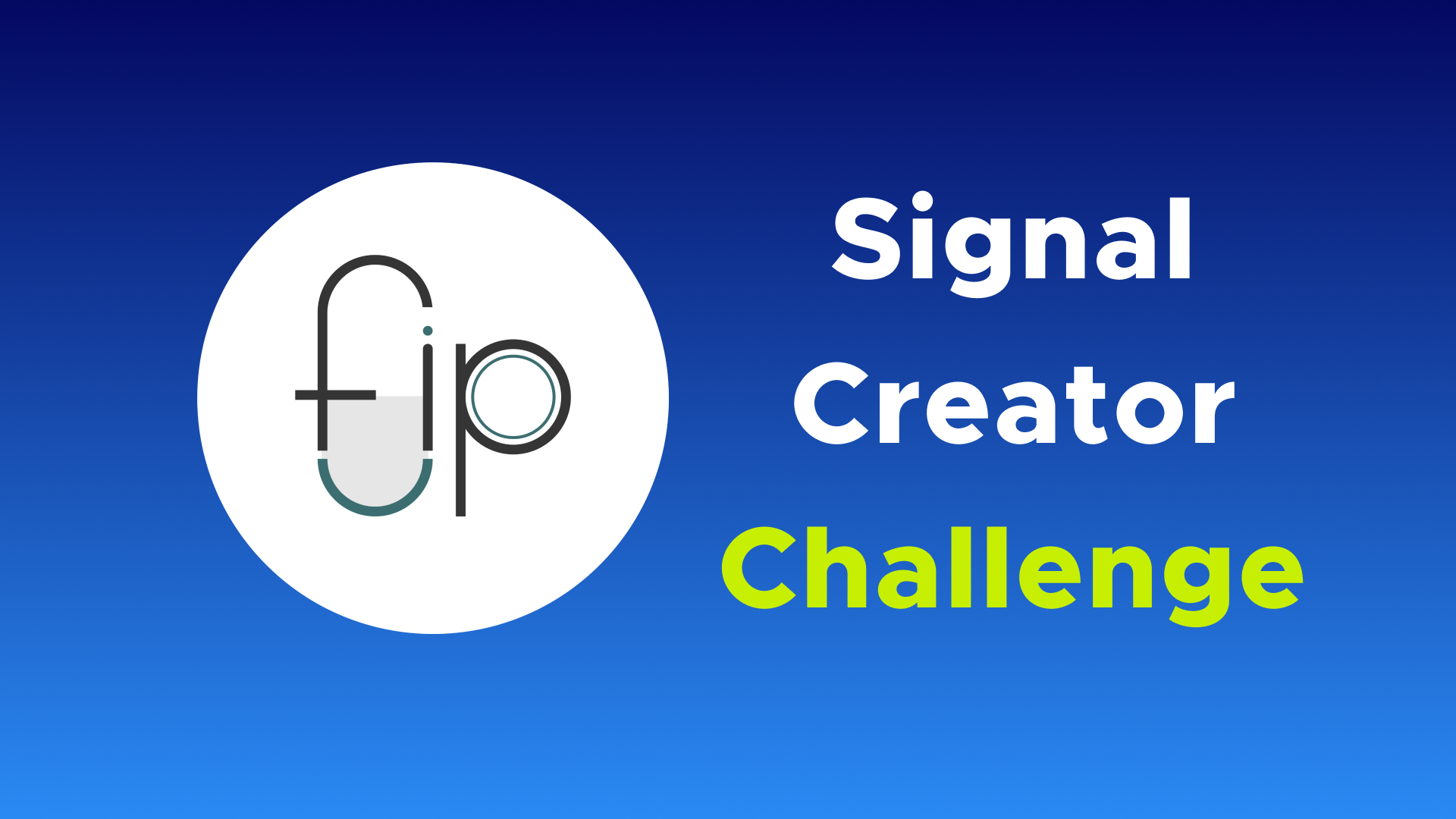 Signal Creator Challenge