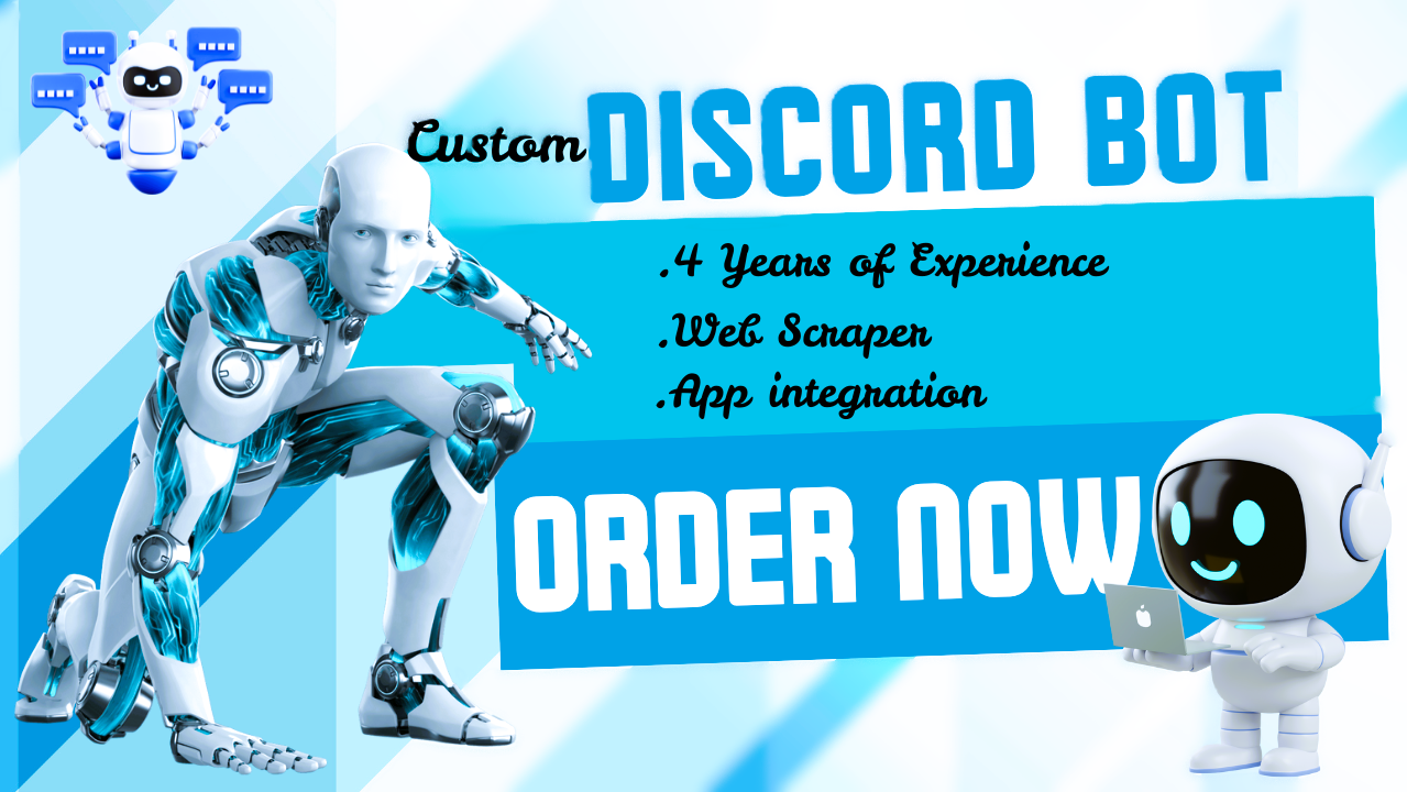  I Will do Discord custom bot 