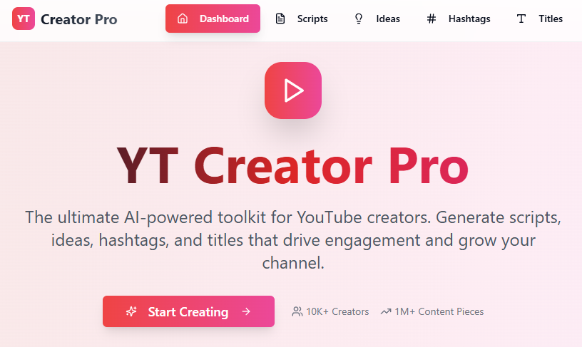 YT Creator Pro