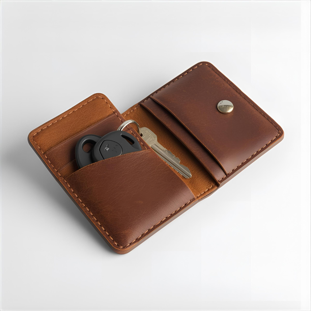 Vintage Leather Key Wallet