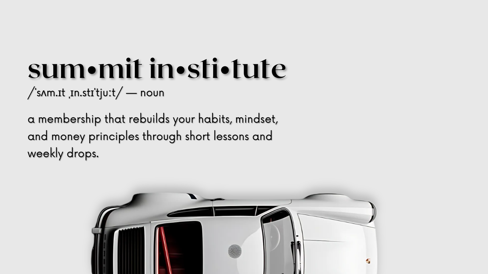 🎯 Summit Institute