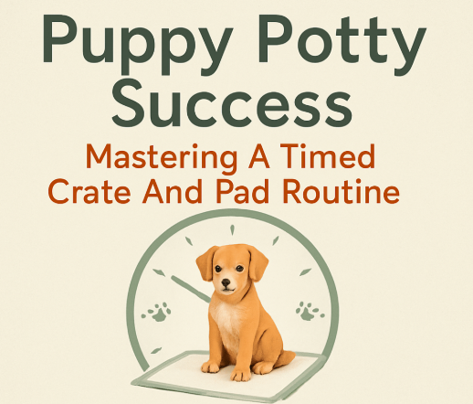 Puppy potty Pad Routine