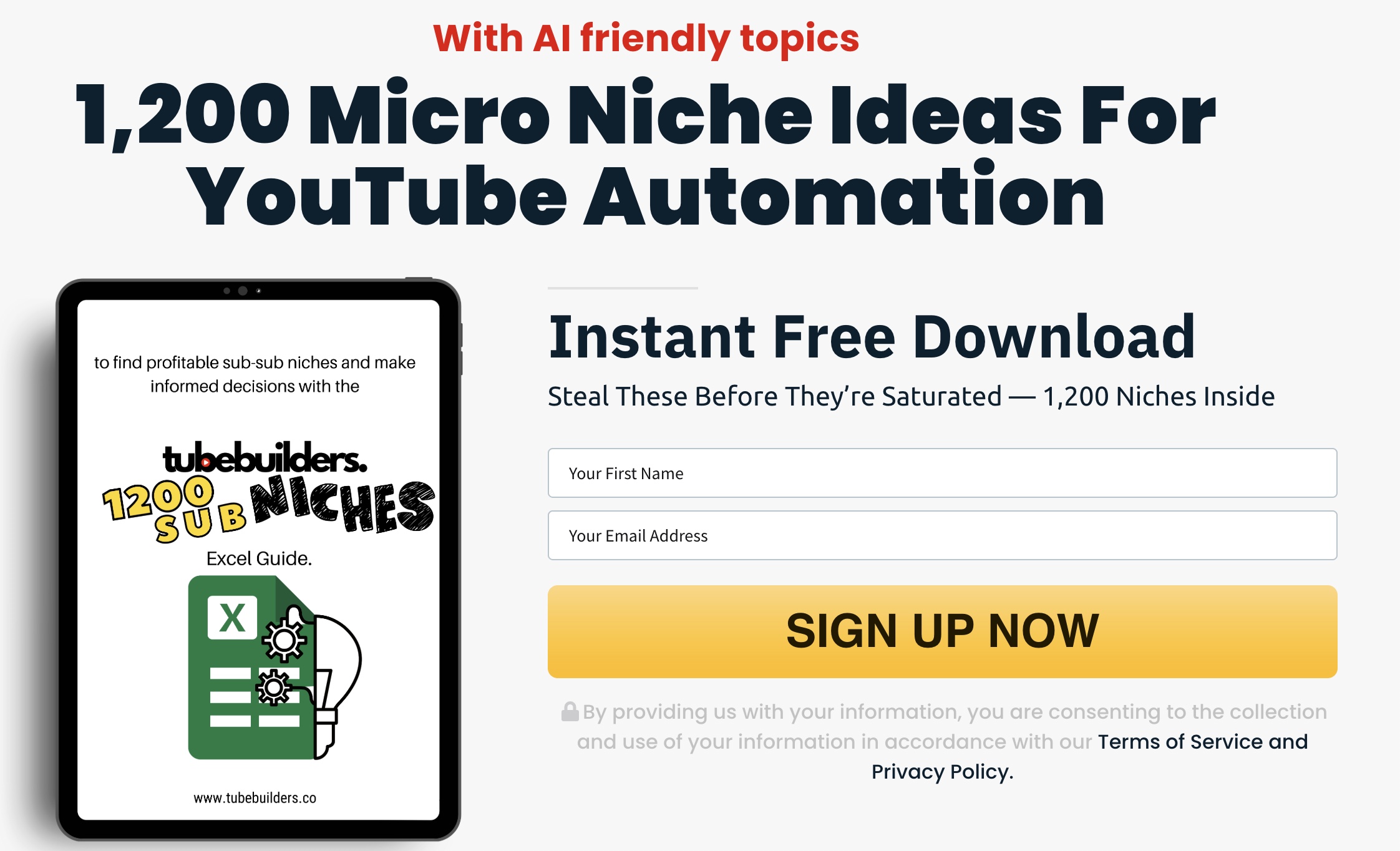 (NEW!) 1,200 sub-sub niches