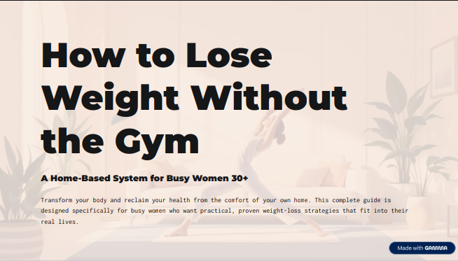 Home workout for Women 30+