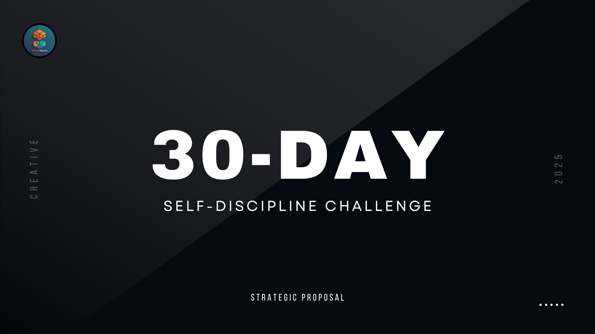 Discipline Matrix: 30 Days