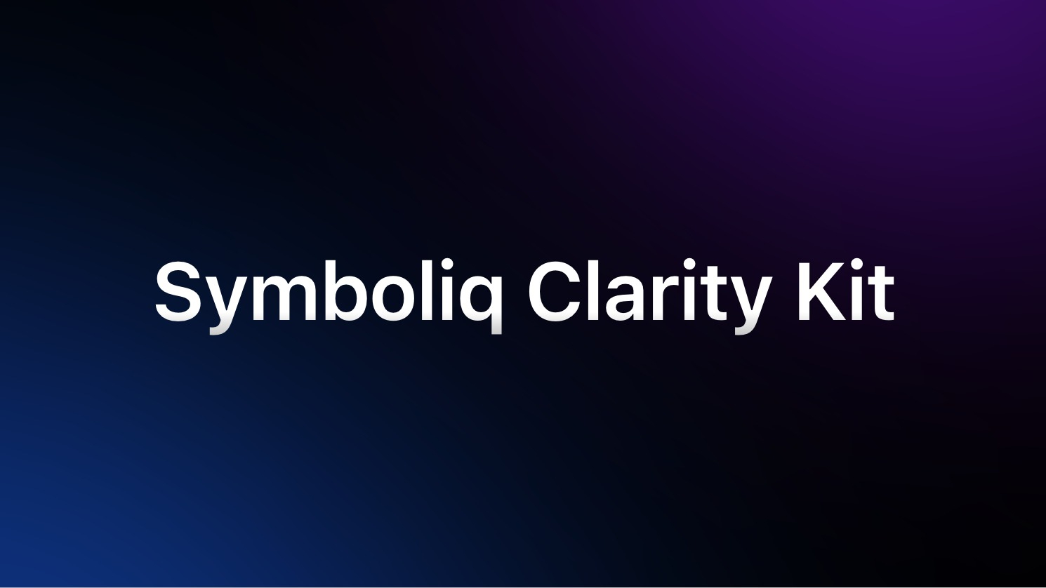 Clarity Kit—Writing & Content