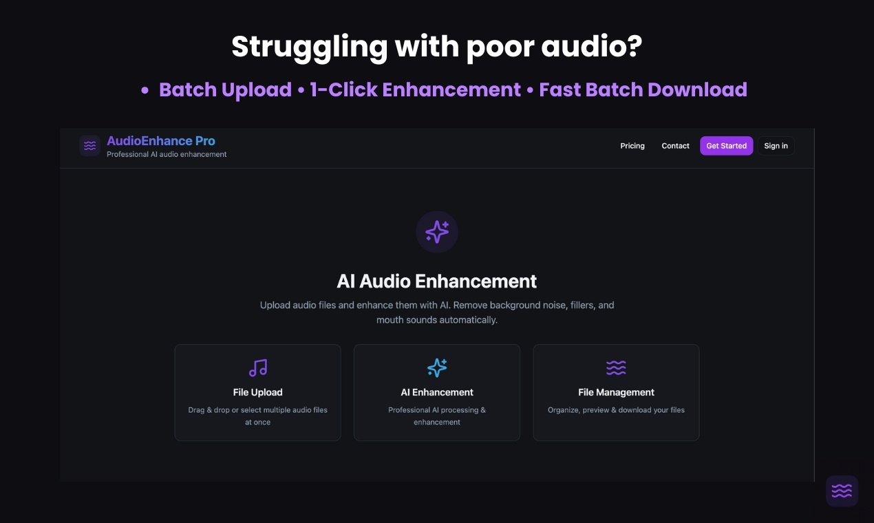 Audio Enhance Pro