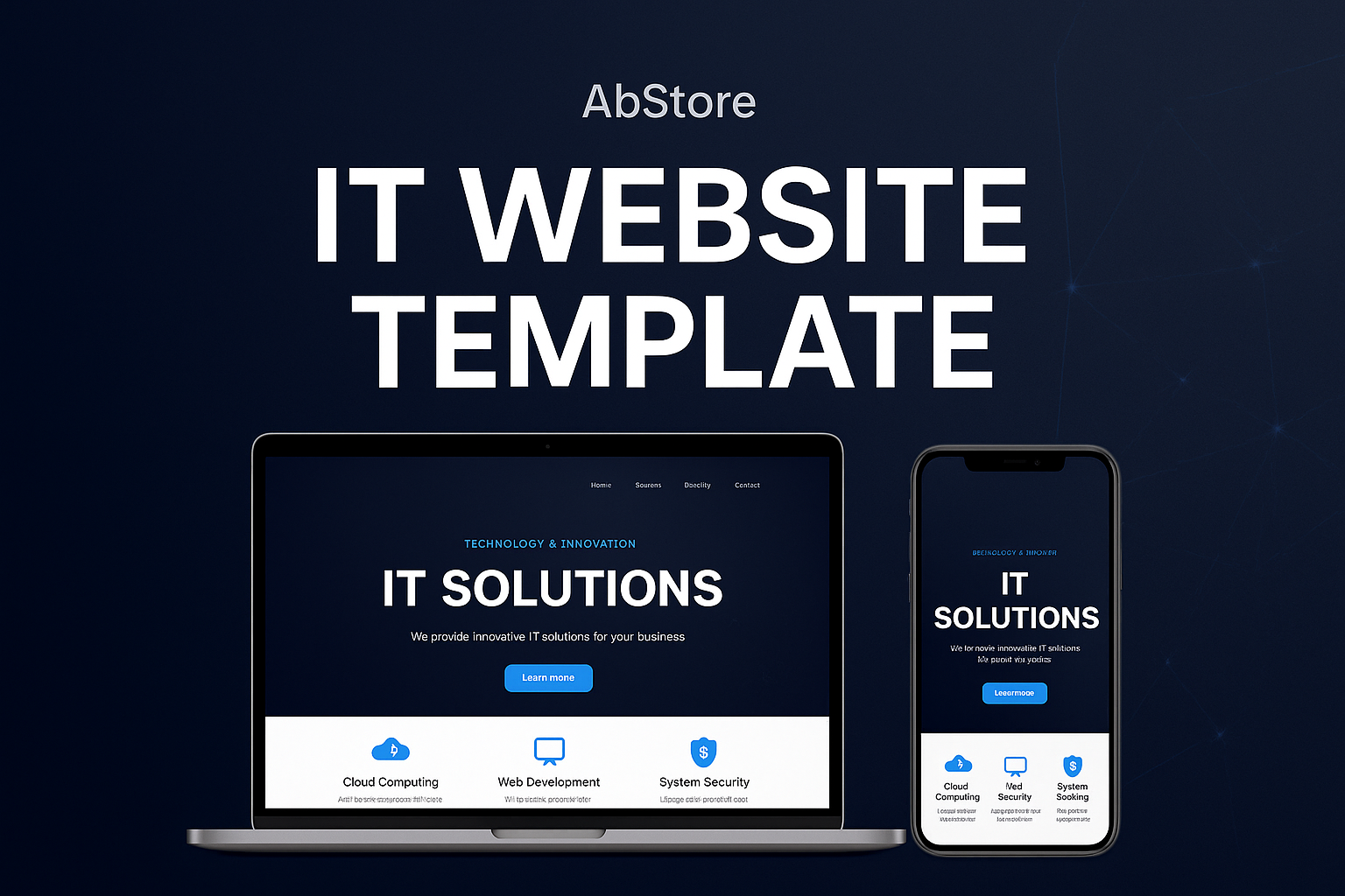 IT Website Template