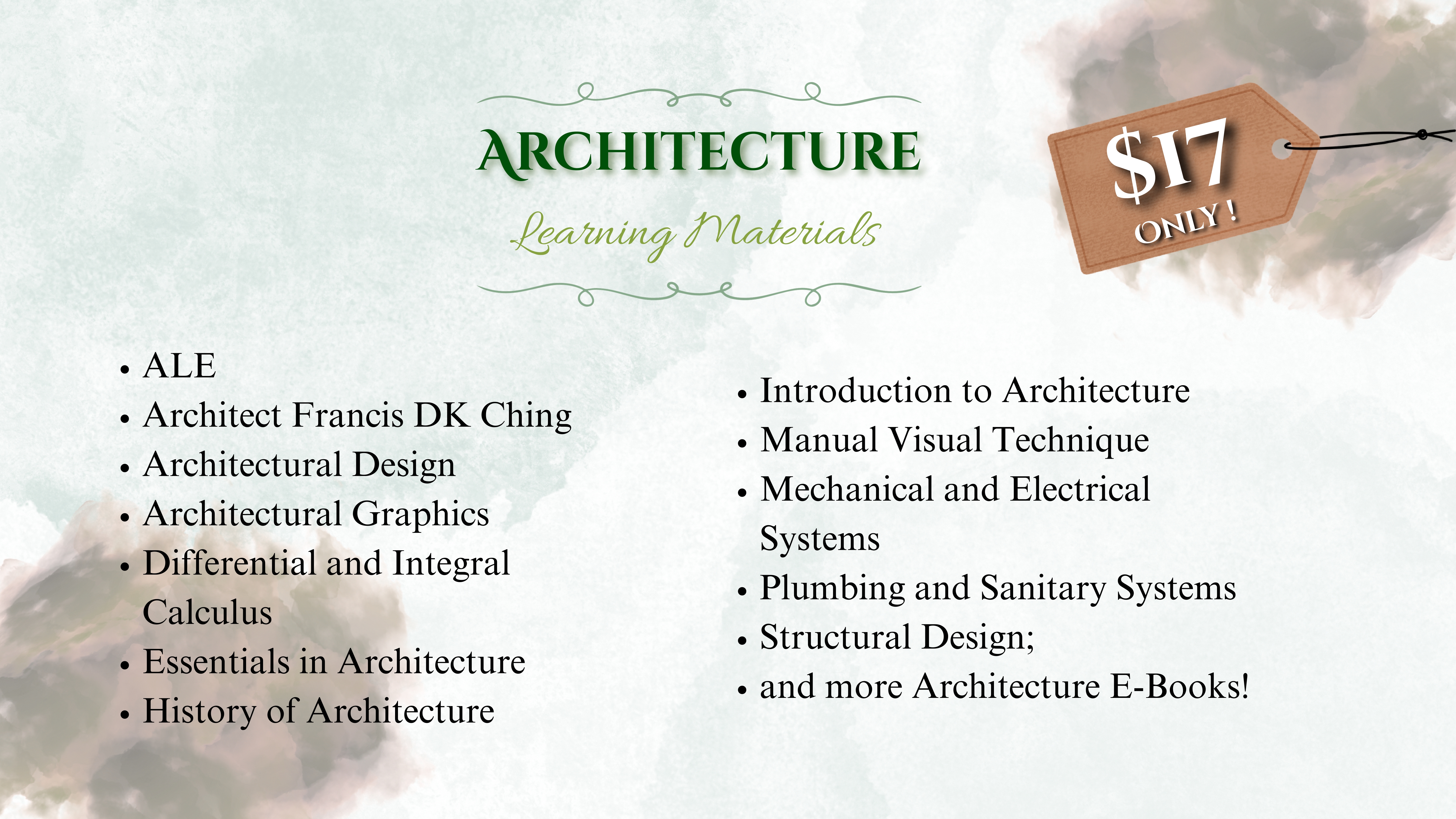 Architecture Materials