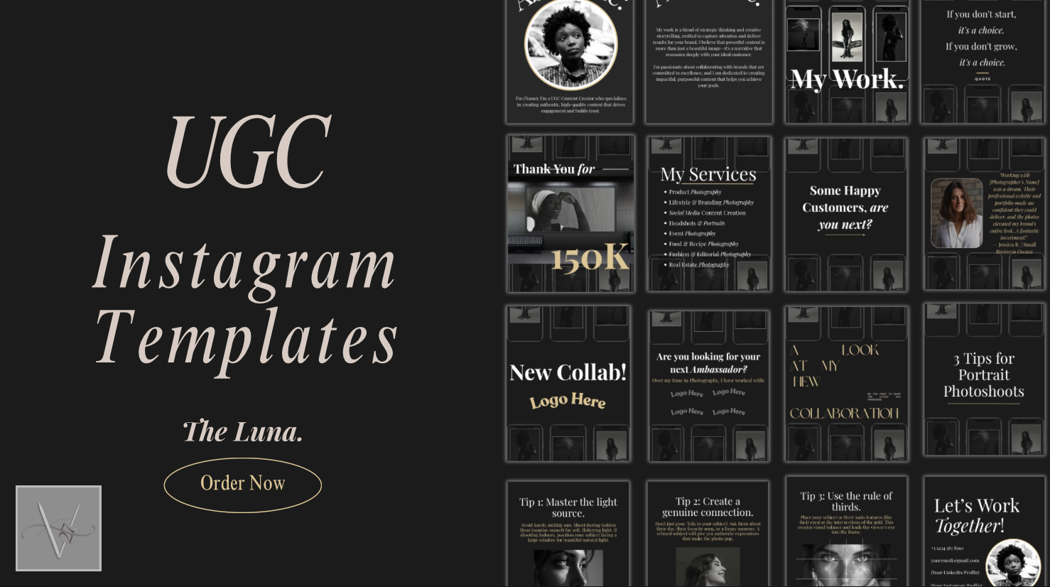 The Luna Instagram Templates