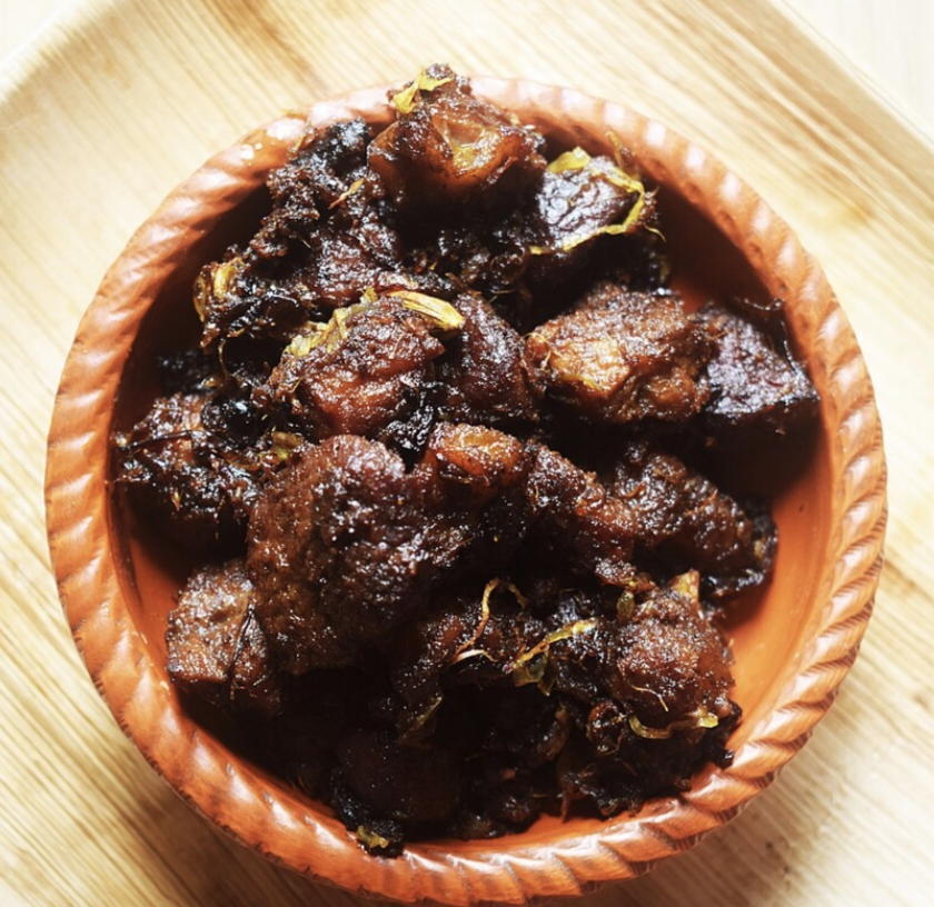 Authentic beef kala bhuna