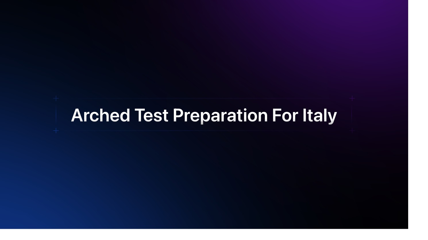 Arched test Book