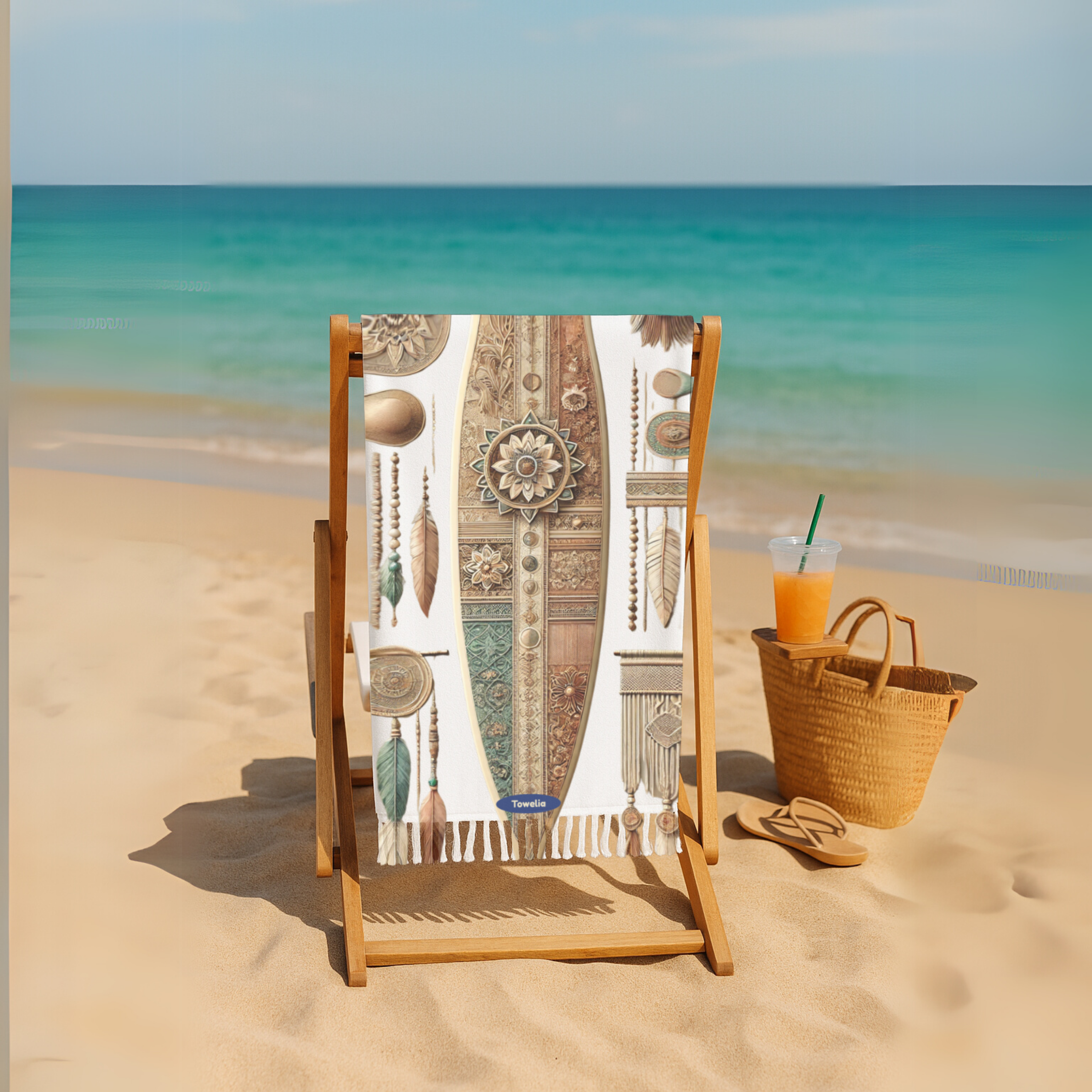 Boho Beach Towel