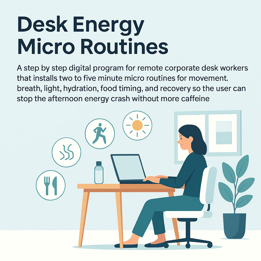 Desk Energy Micro Routines