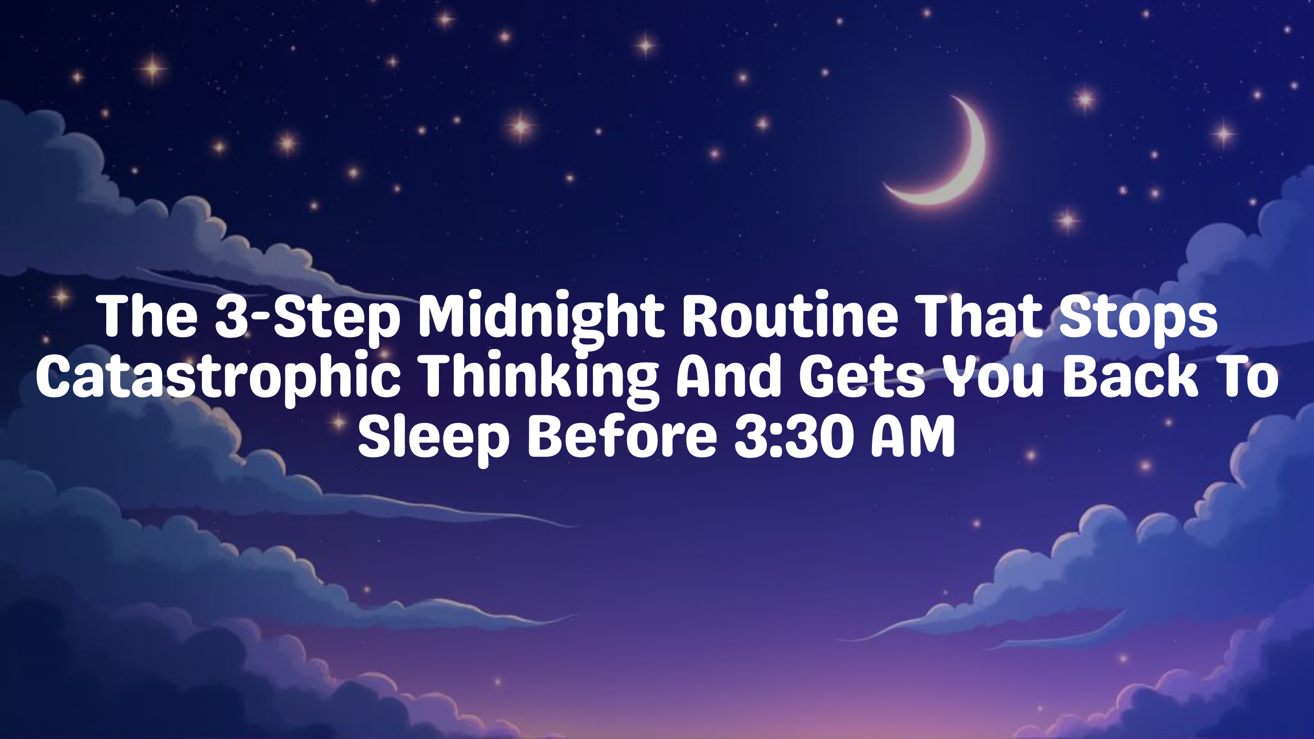 PERIMENOPAUSE SLEEP SOLUTION