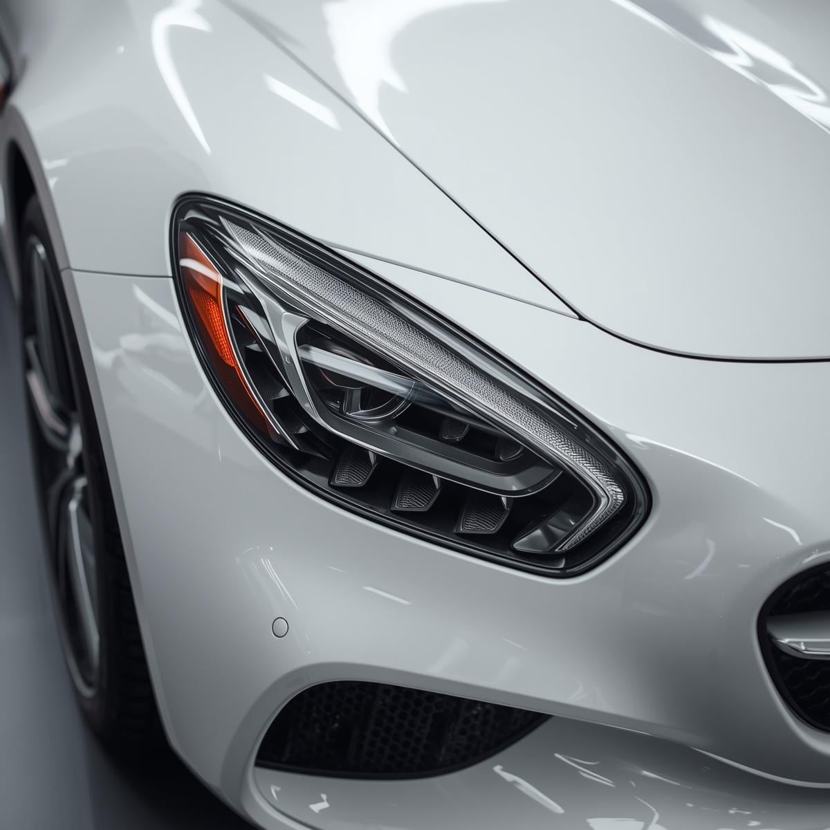 White Car Paint Shine 
