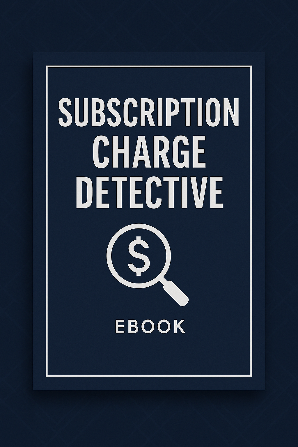 Subscription Charge Detective