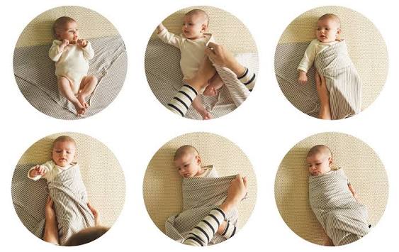 Baby swaddling 