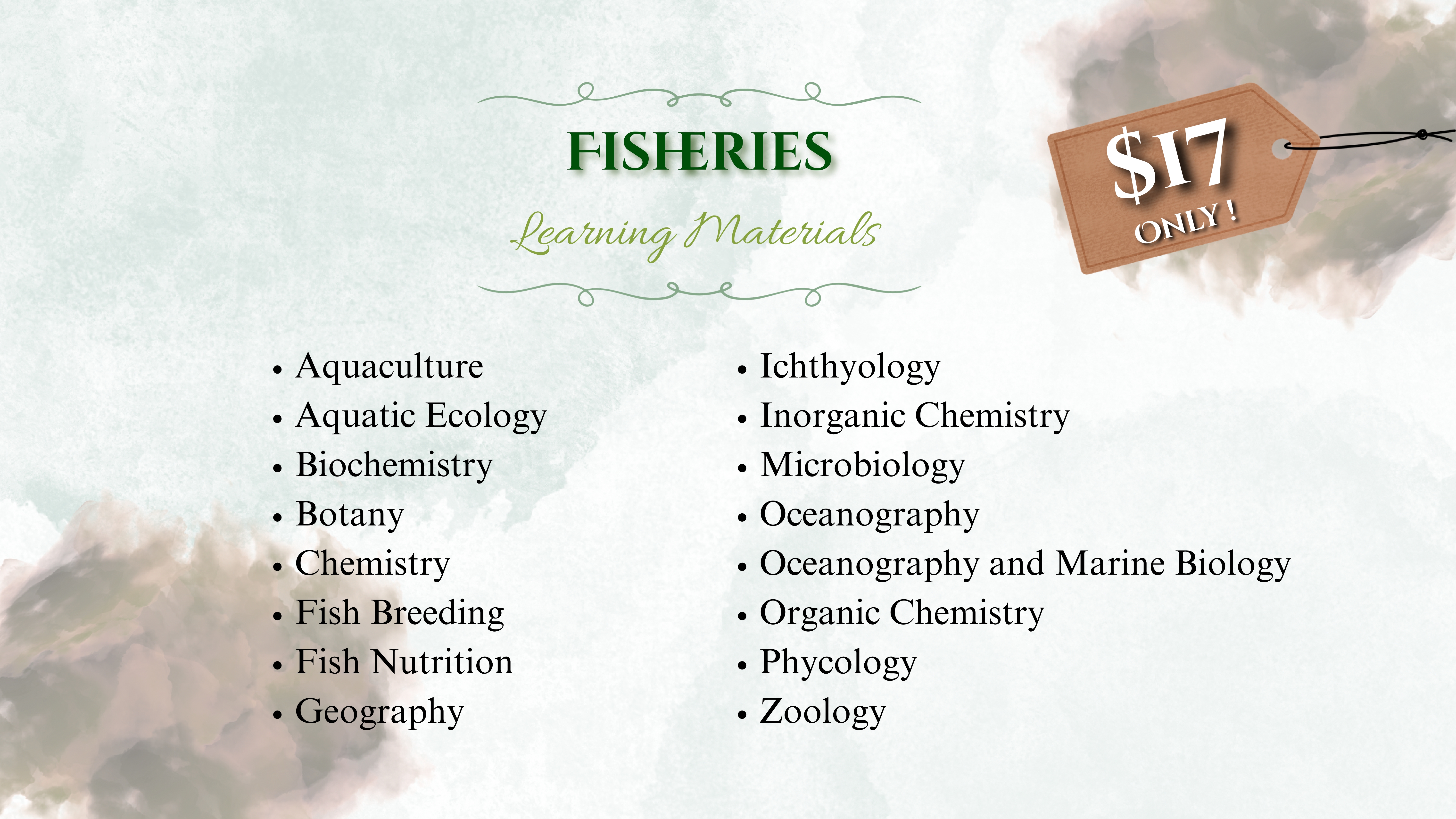 Fisheries Learning Materials